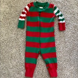 Hanna Andersson Like new red and green romper